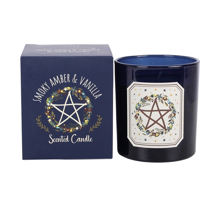 Solstice Wreath Smoky Amber & Vanilla Candle 🇬🇧