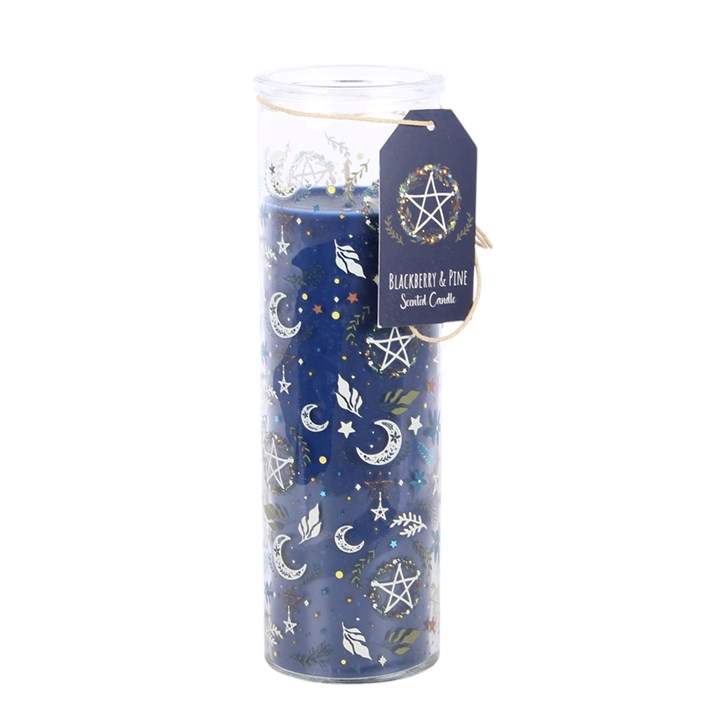 Solstice Spell Print Blackberry & Pine Tube Candle 🇬🇧