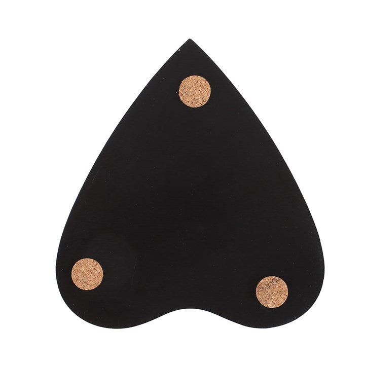 Black Talking Board Planchette Coaster Set 🇬🇧