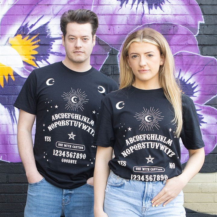 Black Talking Board Unisex T-shirt Size L 🇬🇧