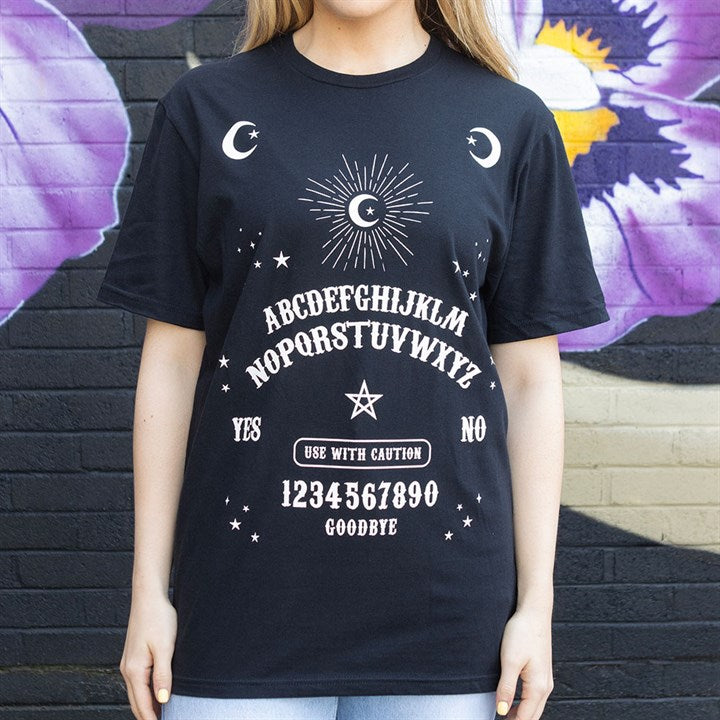 Black Talking Board Unisex T-shirt Size XXL 🇬🇧