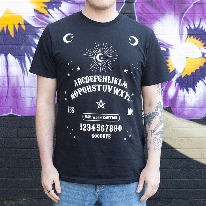 Black Talking Board Unisex T-shirt Size XXL 🇬🇧