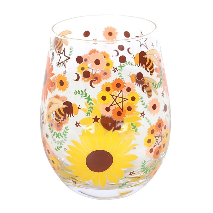 Bee Radiant Print Stemless Glass 🇬🇧