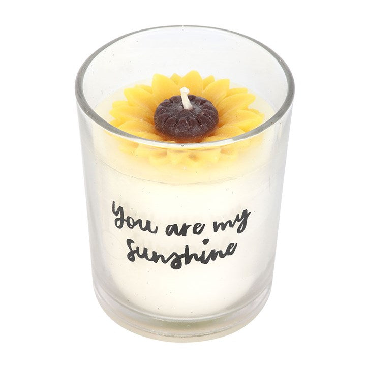 You Are My Sunshine Candle with 3D Sunflower 🇬🇧
