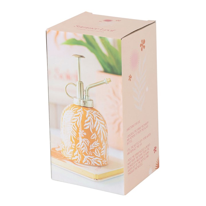 Summer Leaf Print Ceramic Plant Mister 🇬🇧