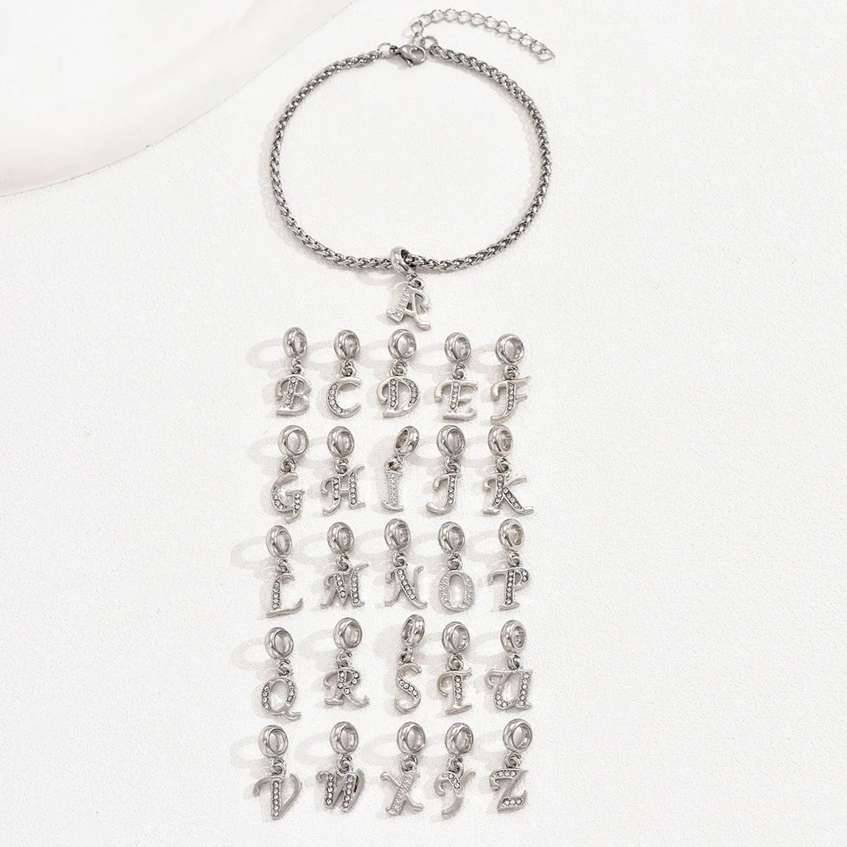 Initial Charm Bracelet – Gold & Silver 🇬🇧