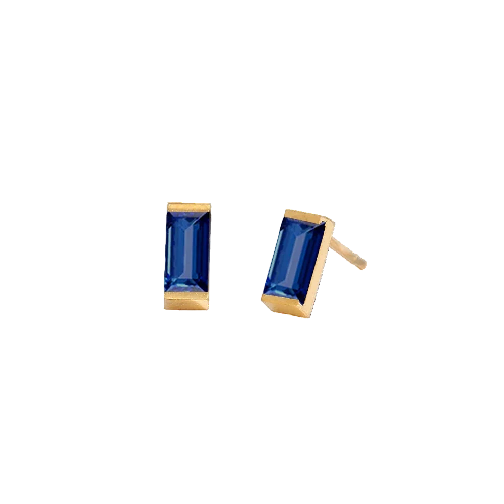 Rectangle Birthstone Earrings 🇬🇧