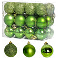 24 PCS 3cm Home Christmas Tree Decor Ball Bauble Hanging Xmas Party Ornament Decorations 🇬🇧