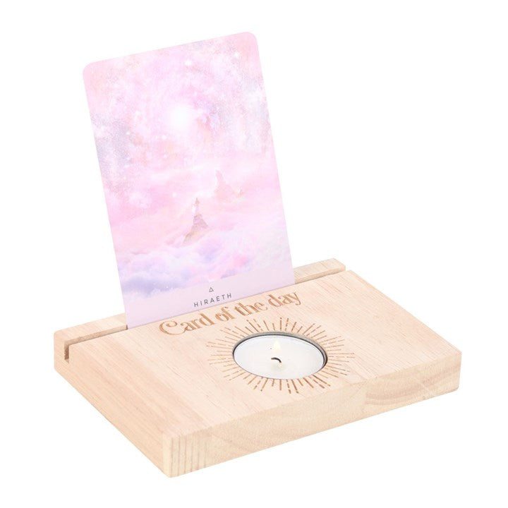 Natural Card of the Day Tarot Card Stand Tealight Holder 🇬🇧