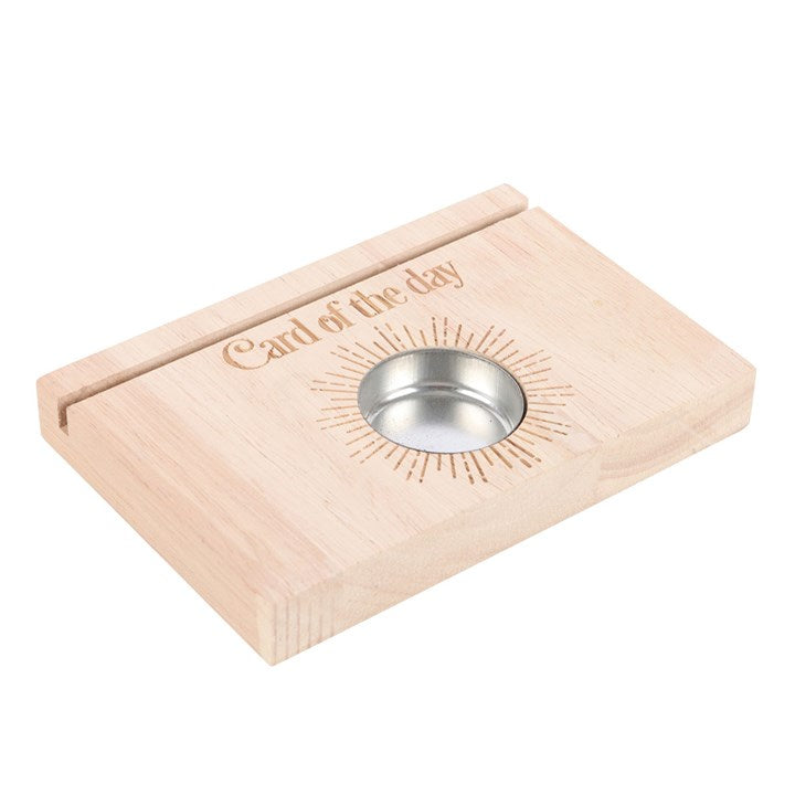 Natural Card of the Day Tarot Card Stand Tealight Holder 🇬🇧