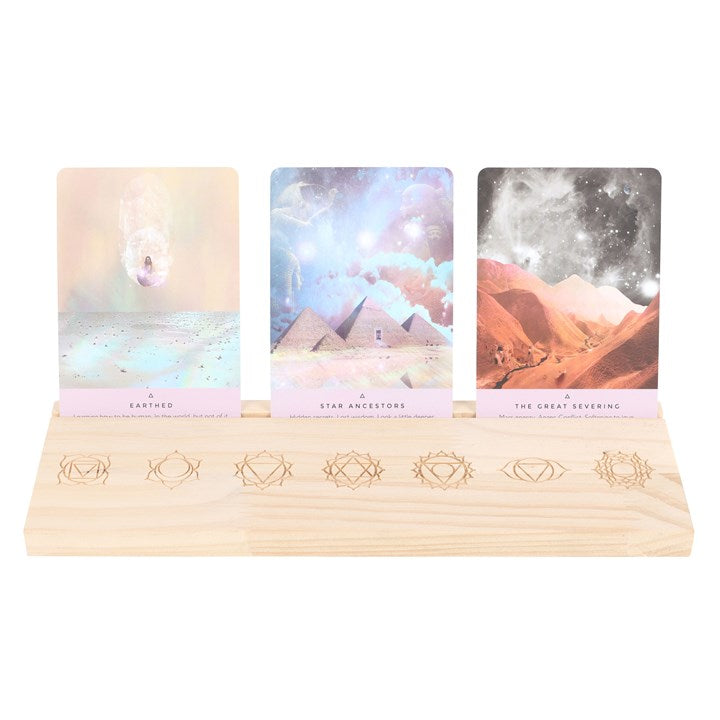 Natural Seven Chakras Tarot Card Stand 🇬🇧