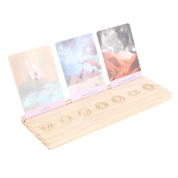 Natural Seven Chakras Tarot Card Stand 🇬🇧
