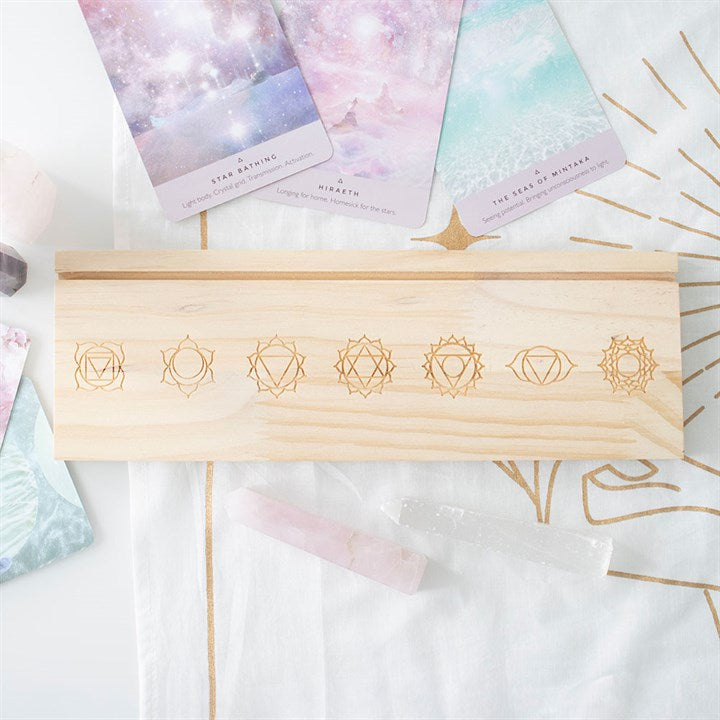 Natural Seven Chakras Tarot Card Stand 🇬🇧