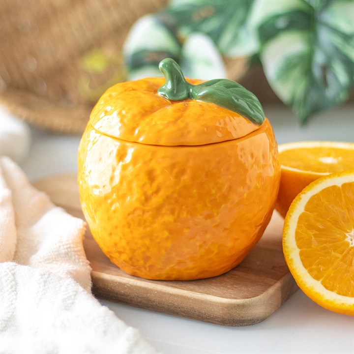 Orange Shaped Candle Jar 🇬🇧