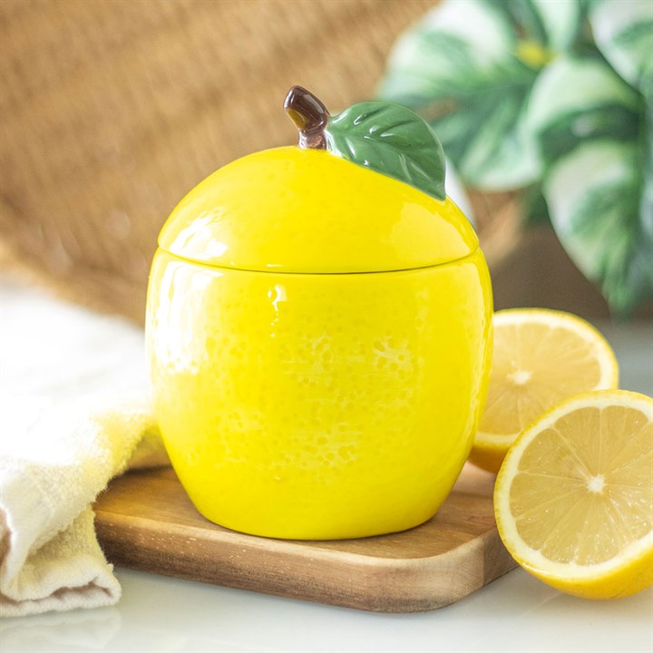 Lemon Shaped Candle Jar 🇬🇧