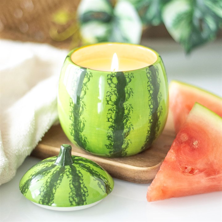 Watermelon Shaped Candle Jar 🇬🇧