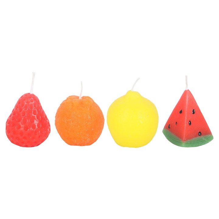 Set of 4 Fruit Shaped Candles 🇬🇧