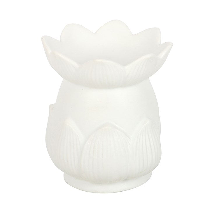 White Lotus Flower Oil Burner 🇬🇧