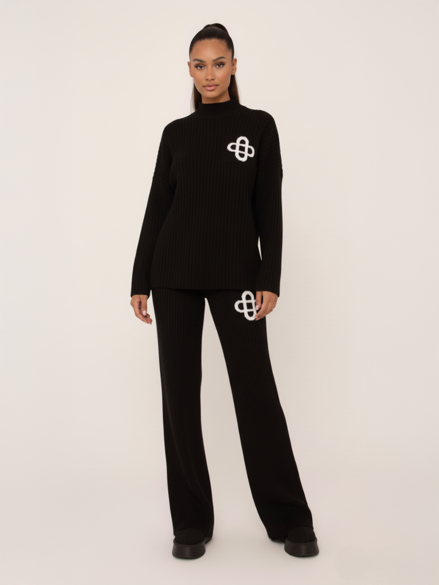 Ribbed Knit Loungewear Set 🇬🇧