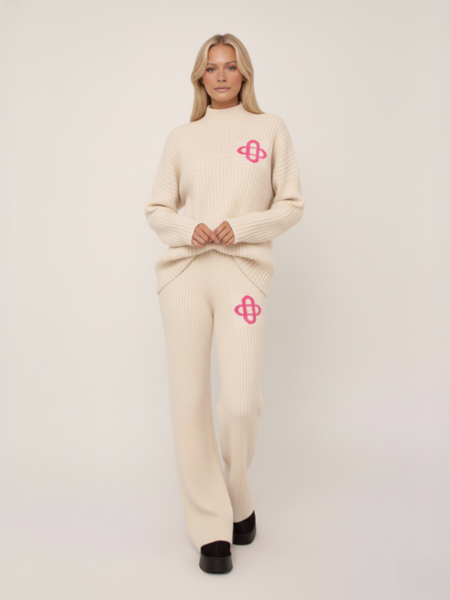 Ribbed Knit Loungewear Set 🇬🇧