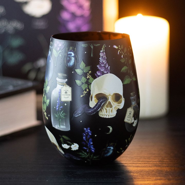 Venom & Vines Print Stemless Glass 🇬🇧