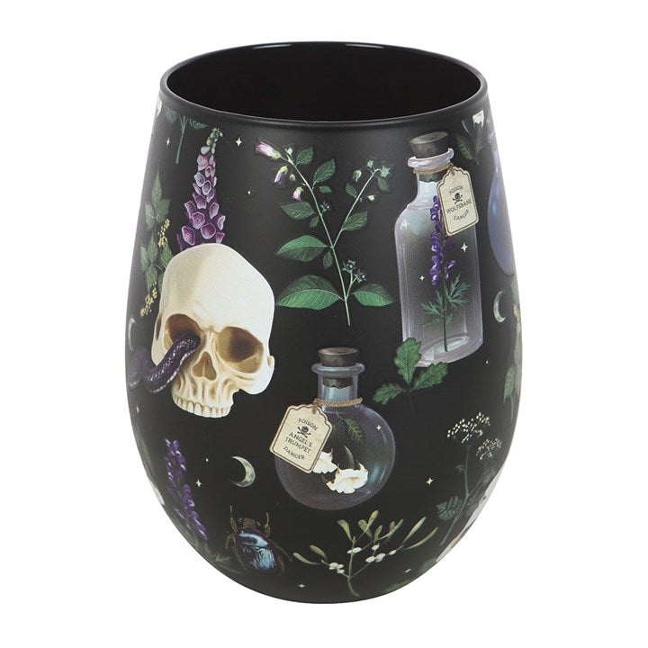 Venom & Vines Print Stemless Glass 🇬🇧