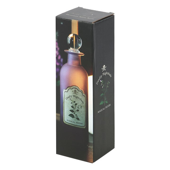 Deadly Nightshade Decorative Glass Potion Bottle 🇬🇧