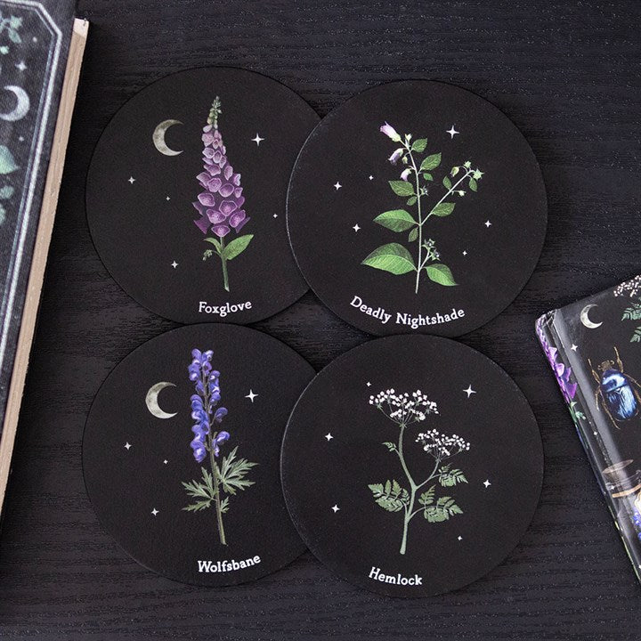 Poisonous Plants Coaster Set 🇬🇧