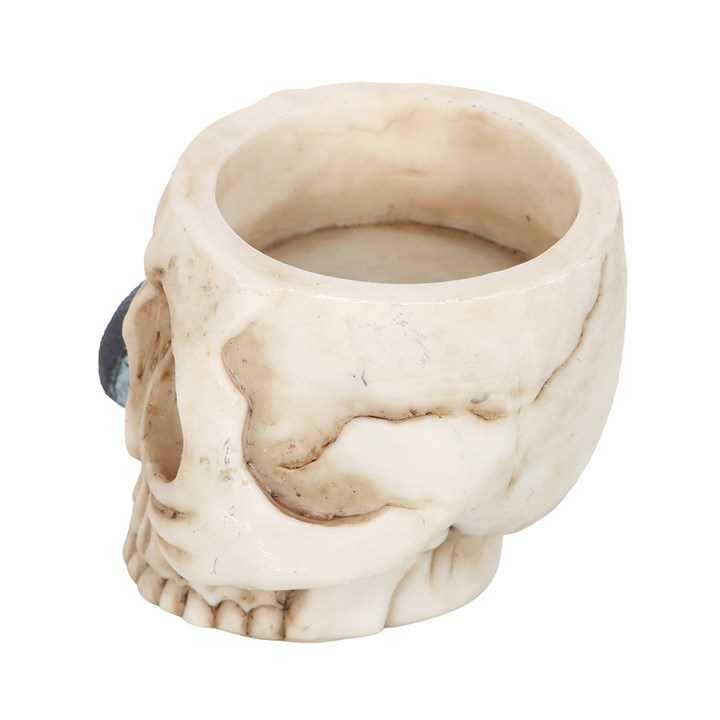 Skull Tealight Holder with Snake 🇬🇧