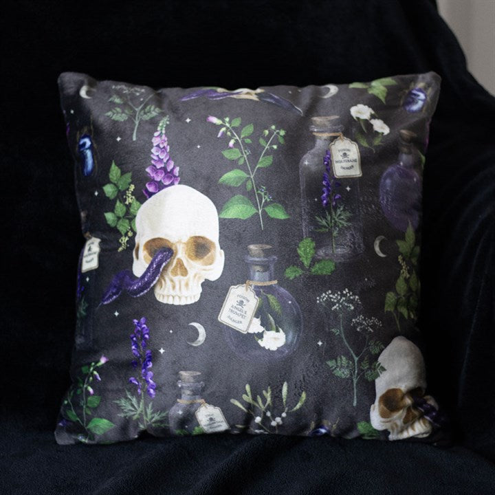 35cm Square Venom & Vines Print Cushion 🇬🇧