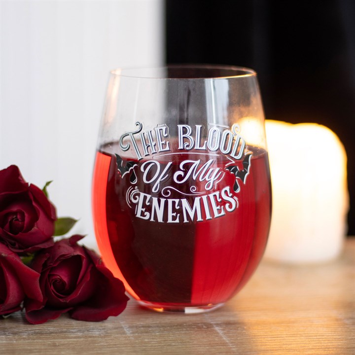 Blood Of My Enemies Stemless Wine Glass 🇬🇧