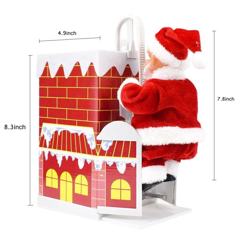 10 inch climbing door chimney Santa 🇬🇧