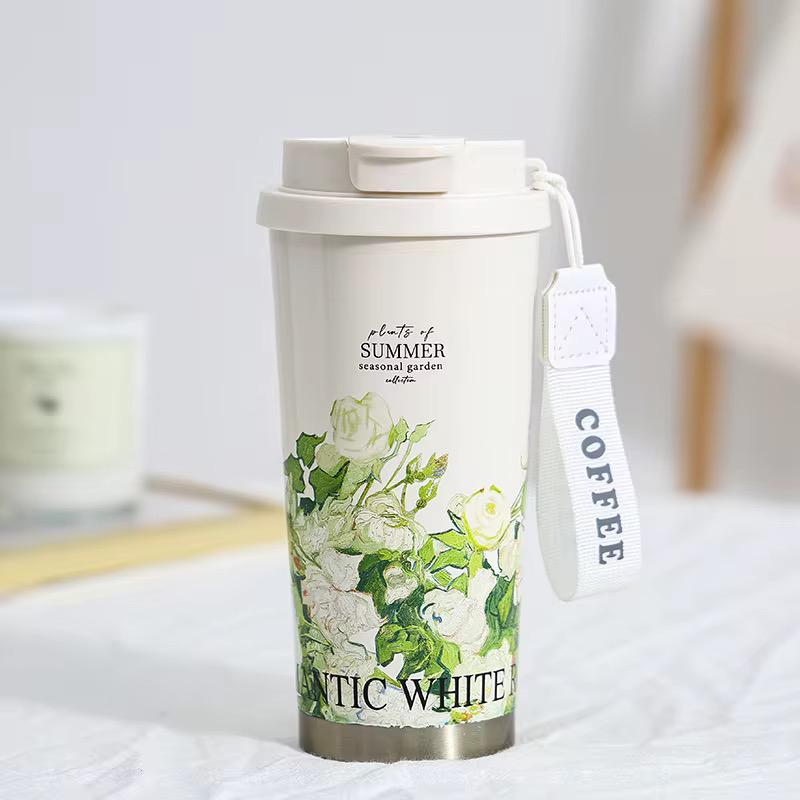 500ml Lily of the Valley Insulated Mug 🇬🇧