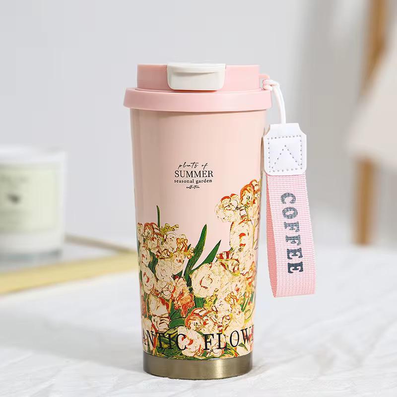 500ml Lily of the Valley Insulated Mug 🇬🇧