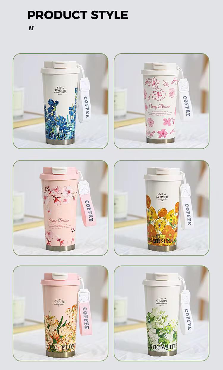 500ml Lily of the Valley Insulated Mug 🇬🇧