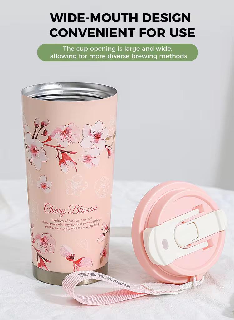 500ml Lily of the Valley Insulated Mug 🇬🇧