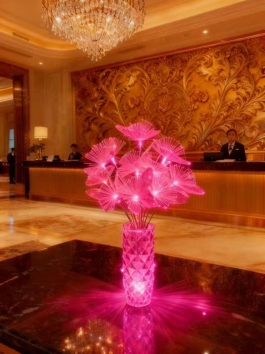 Decorative table lamp flower-like design 🇬🇧