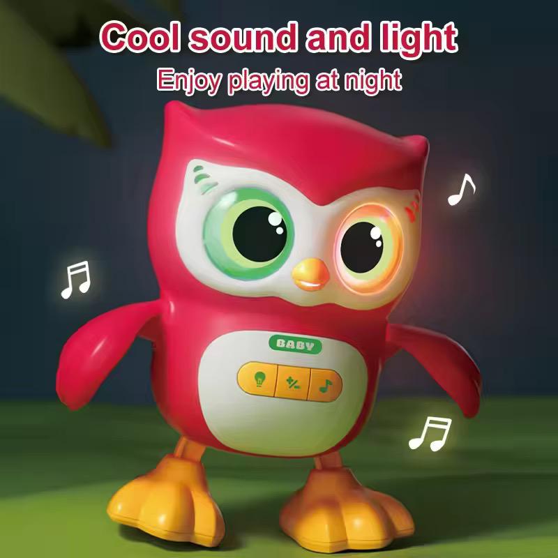 Electric toy, electric animal, dancing owl with buttons 🇬🇧