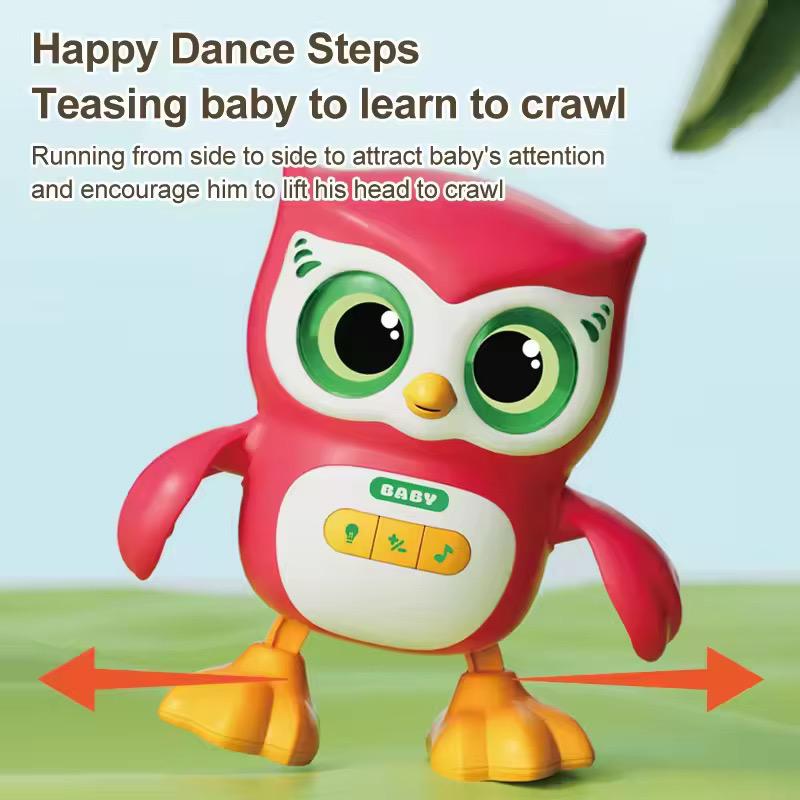 Electric toy, electric animal, dancing owl with buttons 🇬🇧