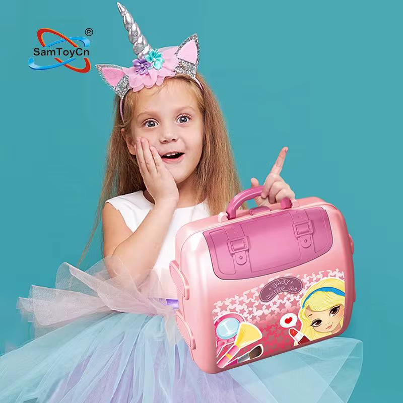 Children's Educational Backpack Schoolbag Baby Pretend Play Toy Dressing Table Set 🇬🇧