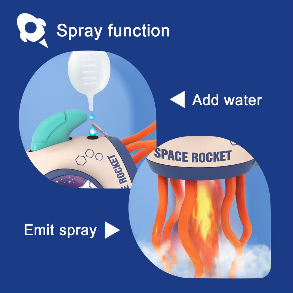 Electric spray dancing rocket (with sound, light, and music) 🇬🇧