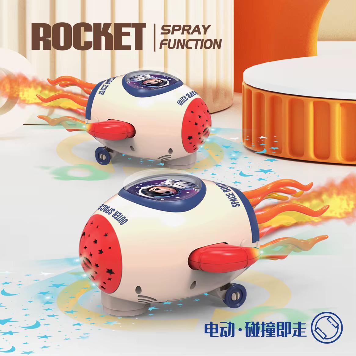Electric spray dancing rocket (with sound, light, and music) 🇬🇧