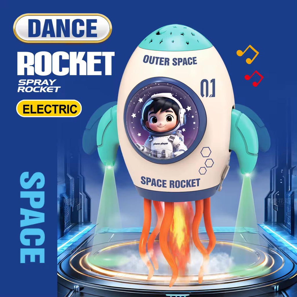 Electric spray dancing rocket (with sound, light, and music) 🇬🇧