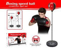 Foot pedal speed ball long tube + 22cm ball and a set of gloves🇬🇧