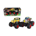 Four-wheel drive graffiti-style inertial rotation off-road vehicle tractor unit + Jeep 2 vehicles 🇬🇧