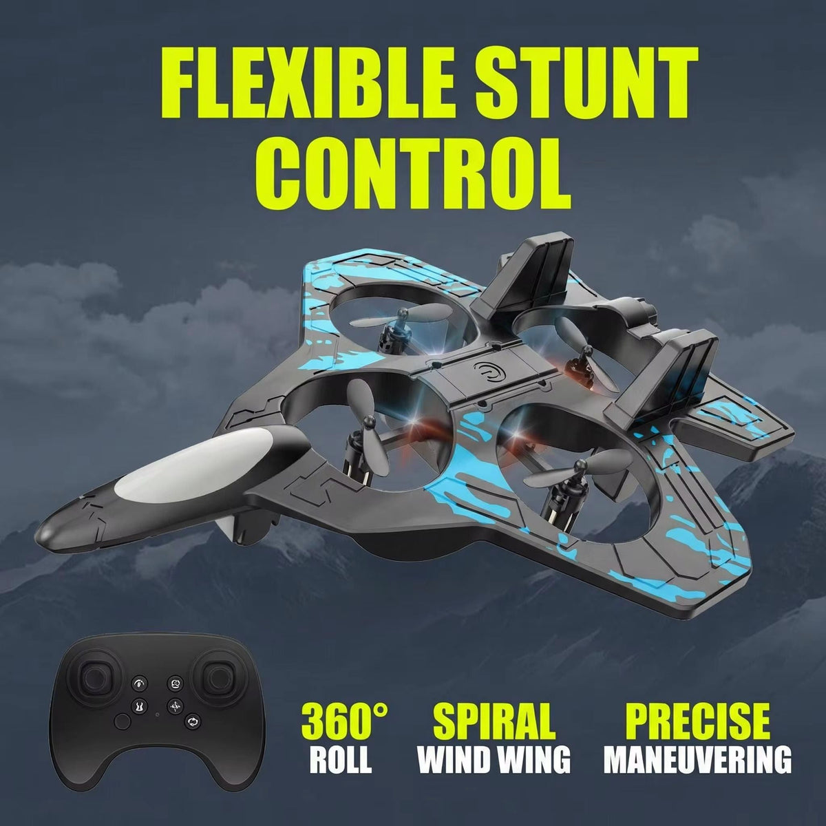 Remote Control Quadruple Aircraft Fighter 🇬🇧