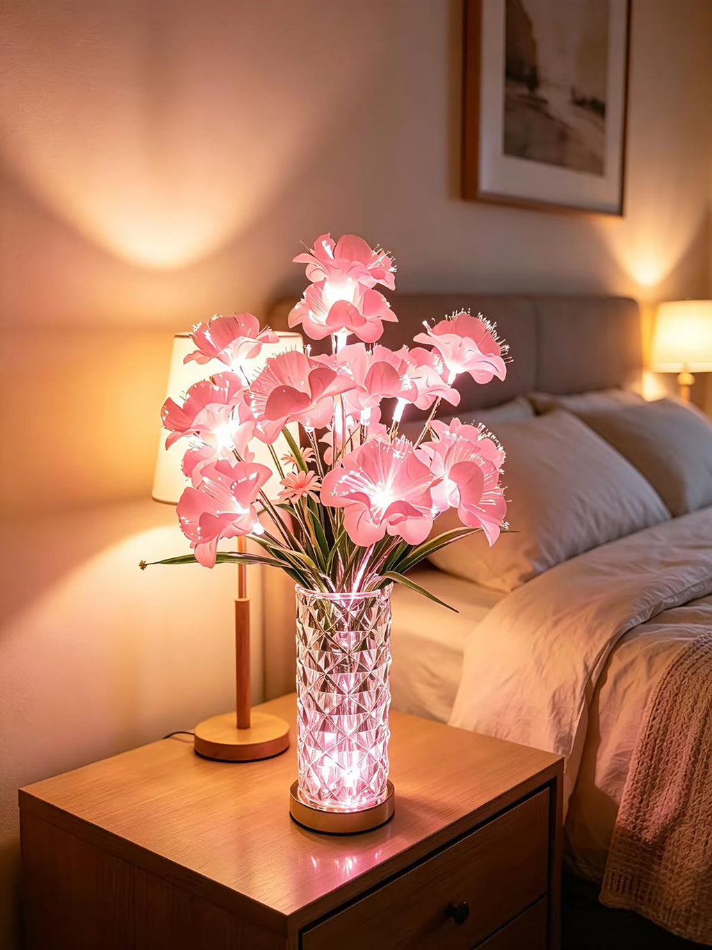 Decorative table lamp flower-like design 🇬🇧