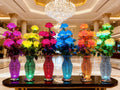 Decorative table lamp flower-like design 70cm light 🇬🇧