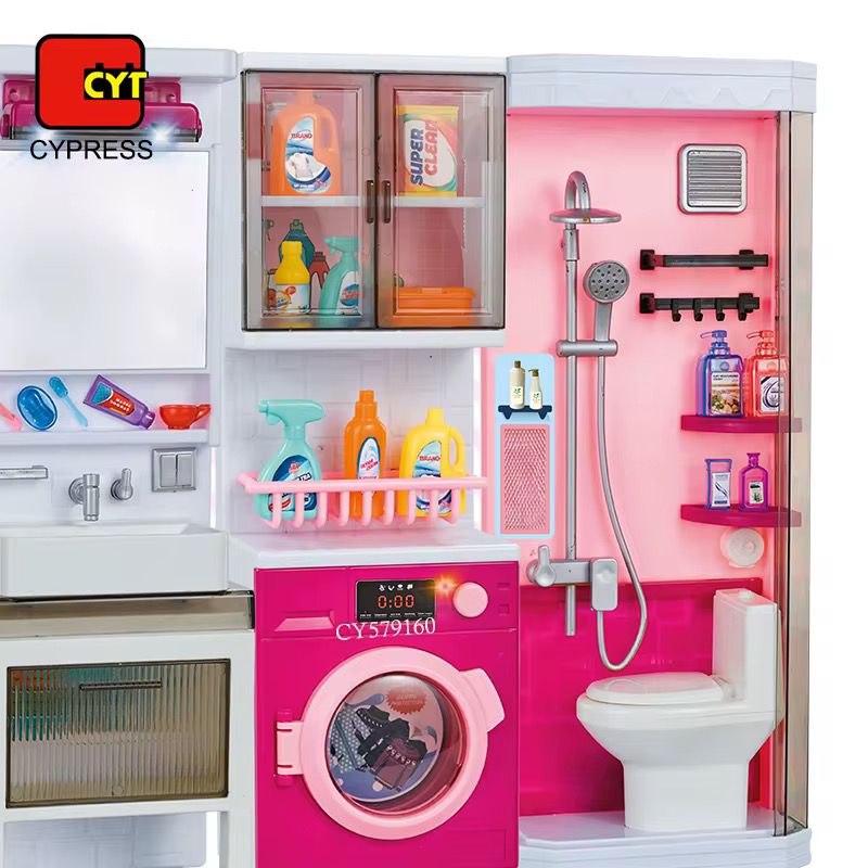 Bathroom playhouse toys full set 🇬🇧