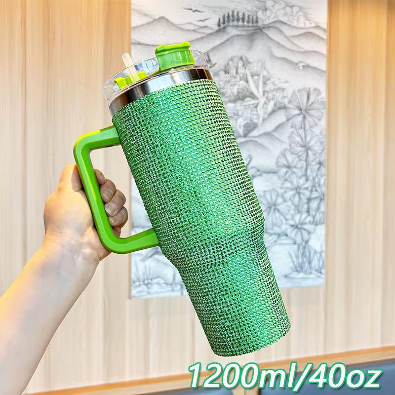 1200ml Rhinestone-Embellished Thermos Mug 🇬🇧